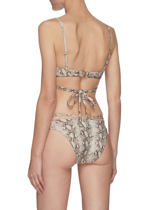Back View - Click To Enlarge - SIMKHAI - Emmalynn' printed strappy bikini bottom