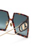 Detail View - Click To Enlarge - DIOR - 30Montaigne' oversized square tortoiseshell effect sunglasses