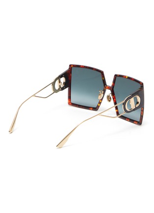 Figure View - Click To Enlarge - DIOR - 30Montaigne' oversized square tortoiseshell effect sunglasses