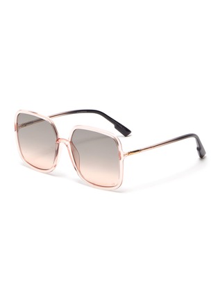Main View - Click To Enlarge - DIOR - SOSTELLAIRE1 SQUARE ACETATE FRAME SUNGLASSES
