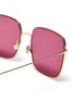 Detail View - Click To Enlarge - DIOR - DIORSTELLAIRE1 SQUARE METAL FRAME SUNGLASSES