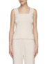 Main View - Click To Enlarge - EXTREME CASHMERE - Square Neck Sleeveless Cashmere Top
