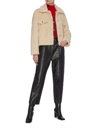 Figure View - Click To Enlarge - EQUIL - Shearling jacket
