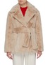 Main View - Click To Enlarge - EQUIL - Belted faux fur jacket