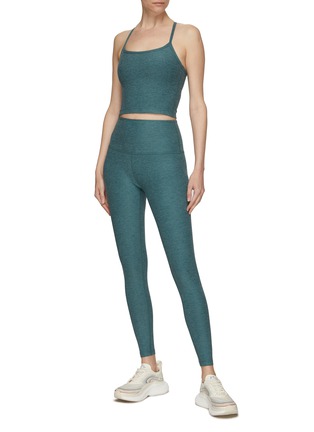 Figure View - Click To Enlarge - BEYOND YOGA - ‘Caught in the Midi' spacedye high waist leggings