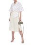 Figure View - Click To Enlarge - JACQUEMUS - 'La jupe plissée' Side Placket Pleated Linen Skirt