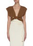 Main View - Click To Enlarge - JACQUEMUS - 'Le Haut Noue' front tie sleeveless knit top