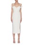 Main View - Click To Enlarge - JACQUEMUS - La Robe Tovallo' cutout embroidery double strap dress