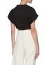 Back View - Click To Enlarge - JACQUEMUS - Le Haut Santon' cropped bowling collar top