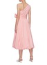 Back View - Click To Enlarge - TIBI - The Italian Sporty Nylon One Shoulder Dress