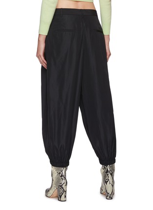 Back View - Click To Enlarge - TIBI - The Italian Sporty Nylon Pleated Balloon Pant