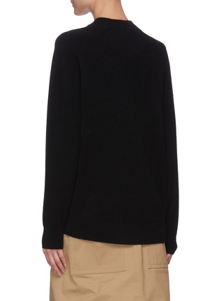 Back View - Click To Enlarge - TIBI - Raglan Dolman Sleeve Cashmere Sweater