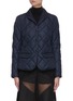 Main View - Click To Enlarge - MONCLER - 'Tianoa' Diamond Quilt Button Up Down Jacket