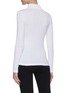 Back View - Click To Enlarge - NINETY PERCENT - Pointelle Panel Chest Cutout Organic Cotton Top