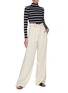 Figure View - Click To Enlarge - NINETY PERCENT - Bold Stripe Roll Neck Organic Cotton Top