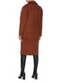 Back View - Click To Enlarge - C/MEO COLLECTIVE - 'Content' Double Breast Notch Lapel Coat