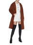 Figure View - Click To Enlarge - C/MEO COLLECTIVE - 'Content' Double Breast Notch Lapel Coat