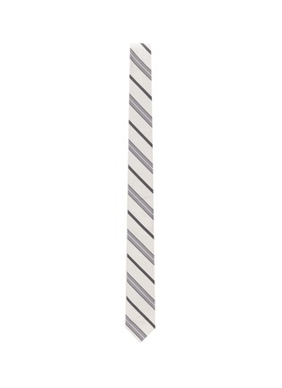 Figure View - Click To Enlarge - THOM BROWNE - Stripe silk tie