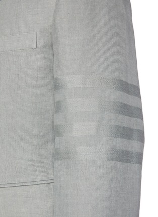  - THOM BROWNE - Four bar armband linen blazer
