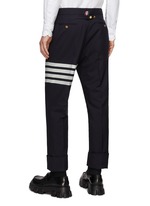 THOM BROWNE | 5 Bar Backstrap Suiting Pants | NAVY | Men
