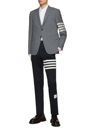 Figure View - Click To Enlarge - THOM BROWNE  - 4 Bar Chino
