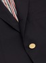 Detail View - Click To Enlarge - THOM BROWNE - Four Bar Stripe Wool Single Breasted Blazer