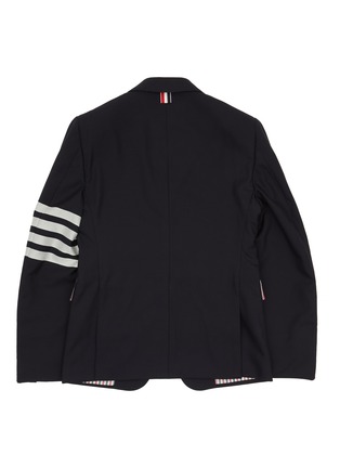 Figure View - Click To Enlarge - THOM BROWNE  - Four Bar Stripe Wool Single Breasted Blazer