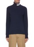Main View - Click To Enlarge - THOM BROWNE  - Stripe Turtleneck Rib Knit Sweater