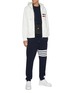 Figure View - Click To Enlarge - THOM BROWNE  - Slogan patch T-shirt