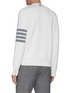 Back View - Click To Enlarge - THOM BROWNE  - Four-bar sleeve sweatshirt