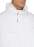 Detail View - Click To Enlarge - THOM BROWNE  - Hooded funnel neck down jacket