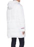 Back View - Click To Enlarge - THOM BROWNE  - Hooded funnel neck down jacket