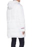 Back View - Click To Enlarge - THOM BROWNE - Hooded funnel neck down jacket