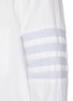  - THOM BROWNE  - Patterned four-bar stripe oxford shirt