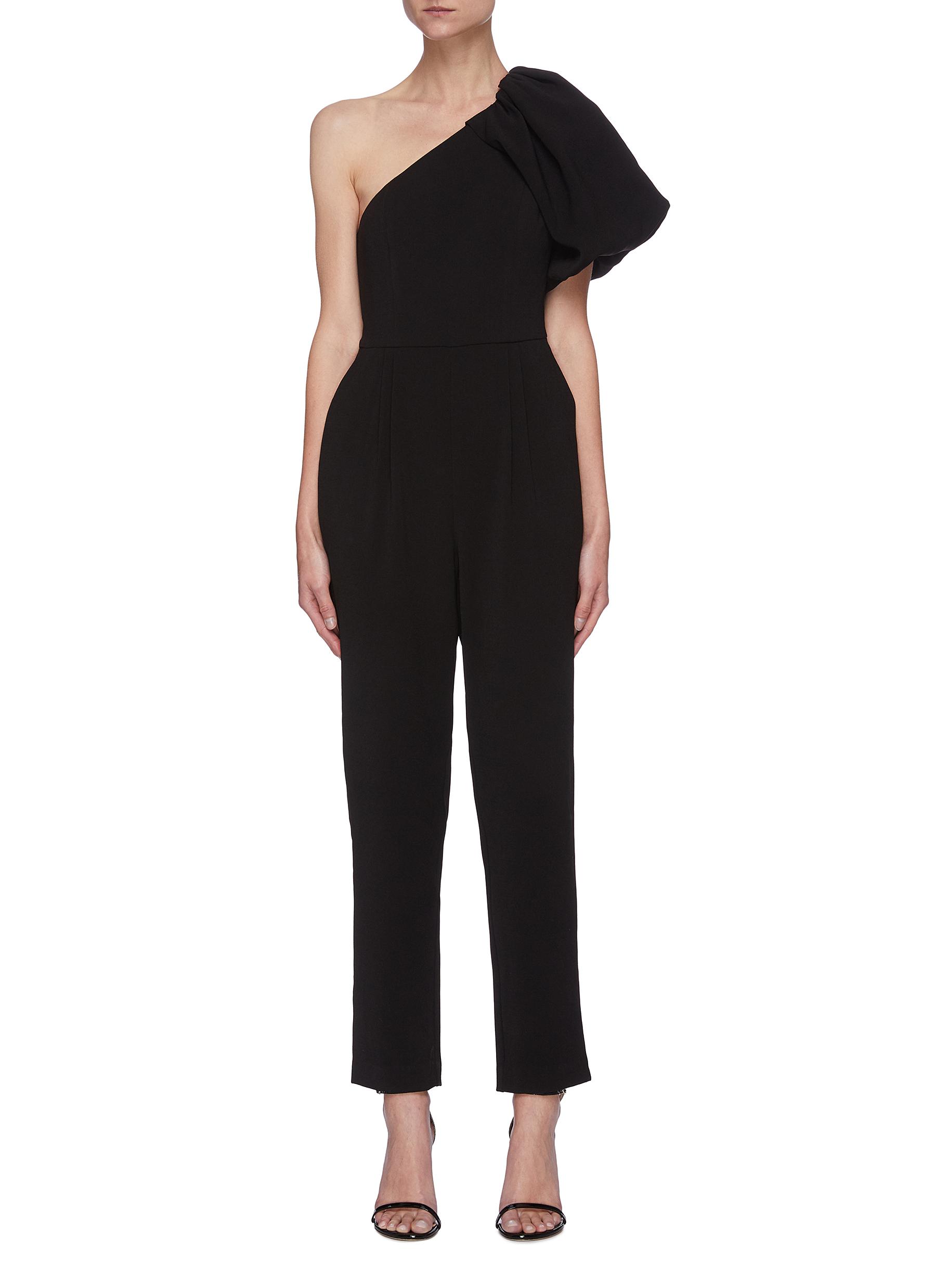 C/meo Collective Captive' One-shoulder Jumpsuit In Black