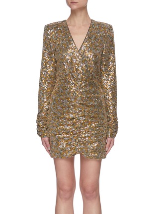Main View - Click To Enlarge - C/MEO COLLECTIVE - Brilliance' sequins embellished mini dress