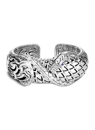 Main View - Click To Enlarge - JOHN HARDY - 'Legends Naga' sapphire sterling silver cuff