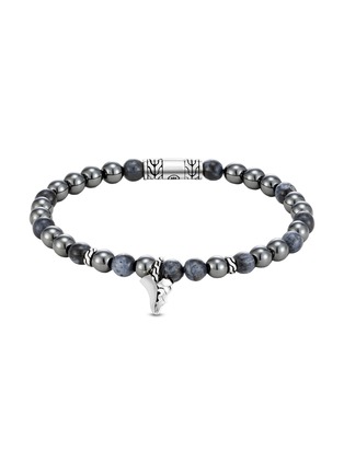 Main View - Click To Enlarge - JOHN HARDY - 'Classic Chain' pietersite hematite sterling silver bead bracelet