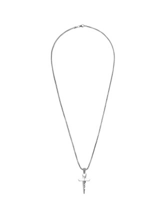 Main View - Click To Enlarge - JOHN HARDY - 'Classic Chain' sterling silver cross necklace