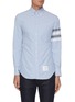 Main View - Click To Enlarge - THOM BROWNE  - Four bar stripe oxford shirt