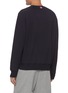 Back View - Click To Enlarge - THOM BROWNE  - Embroidered crest patch boat neck sweatshirt