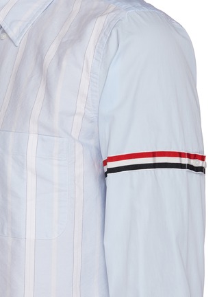  - THOM BROWNE  - Tricolour armband panel shirt