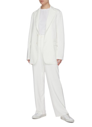 Figure View - Click To Enlarge - BARENA - 'Ida Isso' Wide Leg Suiting Pants