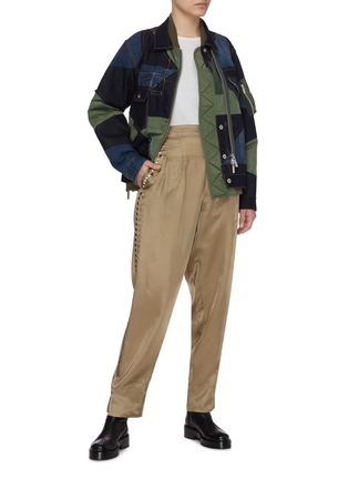 Figure View - Click To Enlarge - TOGA ARCHIVES - Inner Western studded outseam pants