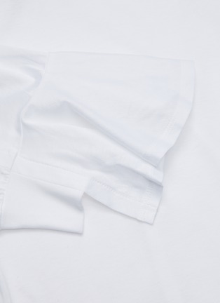  - TOGA ARCHIVES - Ruffle Short Sleeve Cotton T-shirt