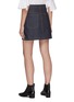 Back View - Click To Enlarge - TOGA ARCHIVES - Side Zip Contrast Seam mini Skirt