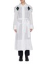 Main View - Click To Enlarge - TOGA ARCHIVES - Belted contrast panel hood nylon coat