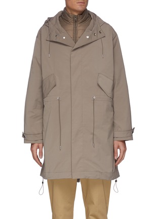 Main View - Click To Enlarge - EQUIL - Detachable Padded Vest Parka