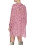Back View - Click To Enlarge - ISABEL MARANT ÉTOILE - Tie dye print tiered chiffon dress