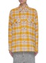 Main View - Click To Enlarge - ISABEL MARANT ÉTOILE - Faxonli check boiled wool shirt